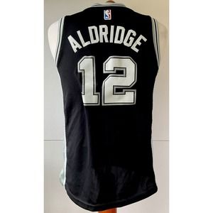 Adidas San Antonio Spurs LaMarcus Aldridge Stitched Youth Jersey Size Medium